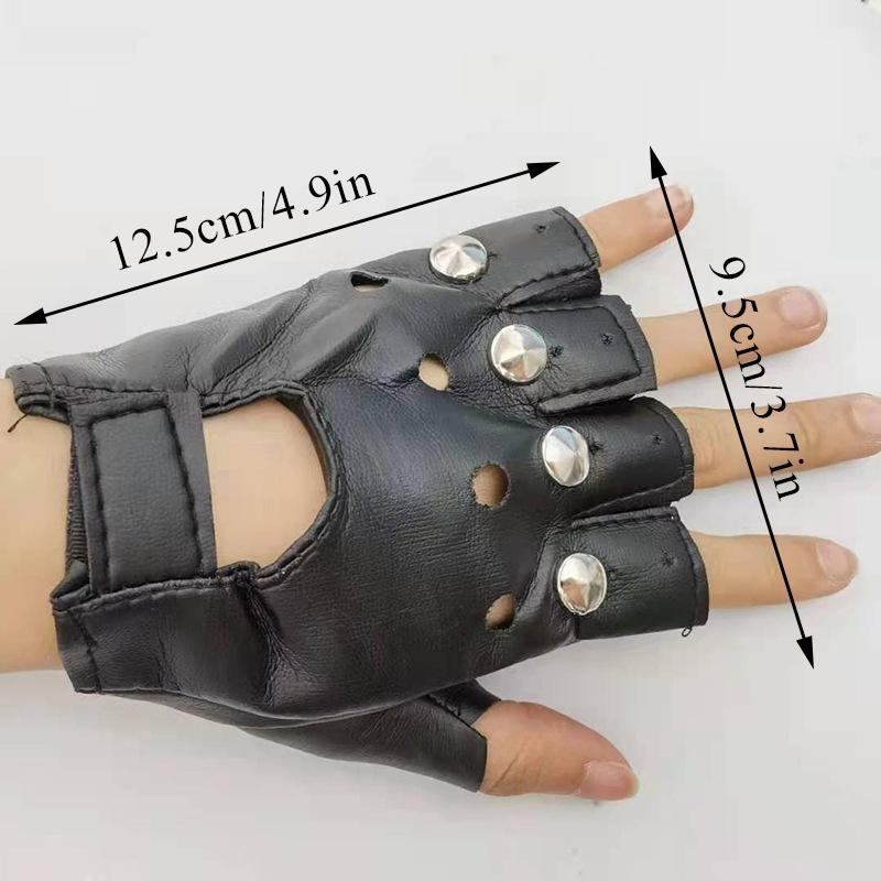 1 Pair Motor Punk Gloves Unisex Black PU Leather Fingerless Gloves Black Female Half Finger Driving Women Men Sports Guantes Hot One Size
1 Pair Motor Punk Gloves Unisex Black PU Leather Fingerless Gloves Black Female Half Finger Driving Women Men Sports Guantes Hot One Size
