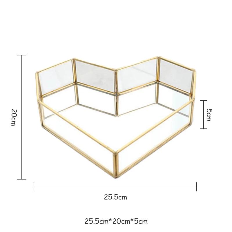 Корзины для хранения в скандинавском стиле из стекла и меди, простая коробка для ювелирных изделий, ожерелий, десертных тарелок, домашний органайзер
Корзины для хранения в скандинавском стиле из стекла и меди, простая коробка для ювелирных изделий, ожерелий, десертных тарелок, домашний органайзер