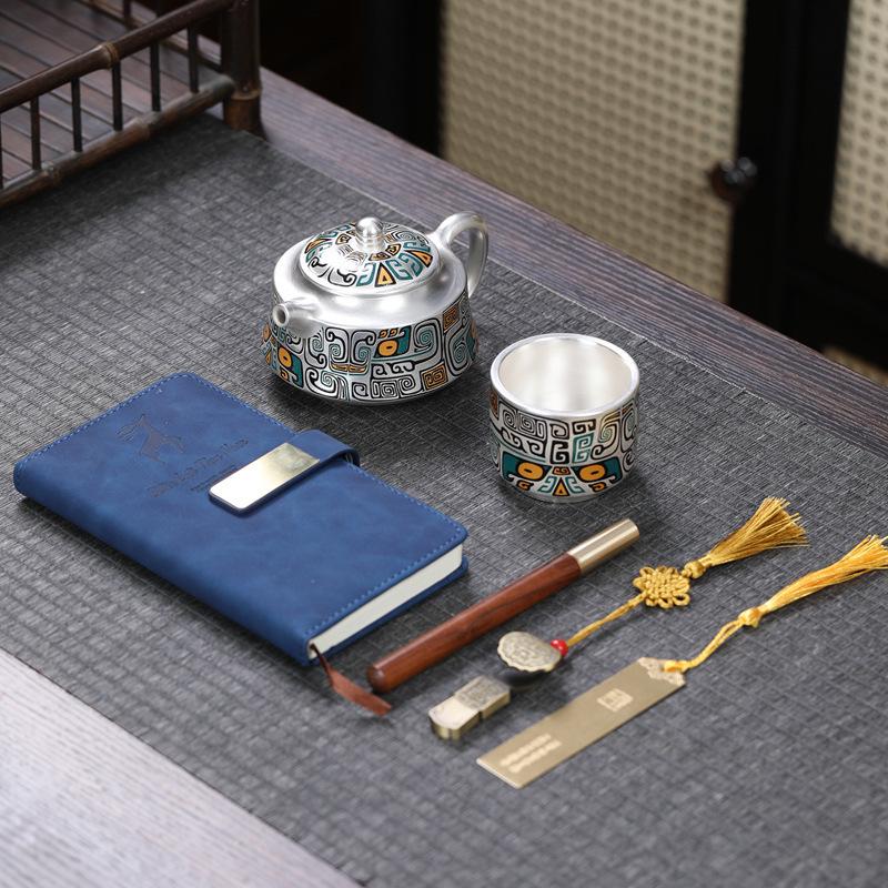 Corporate Event Silver Teapot Gift Set - Company Souvenir
Corporate Event Silver Teapot Gift Set - Company Souvenir