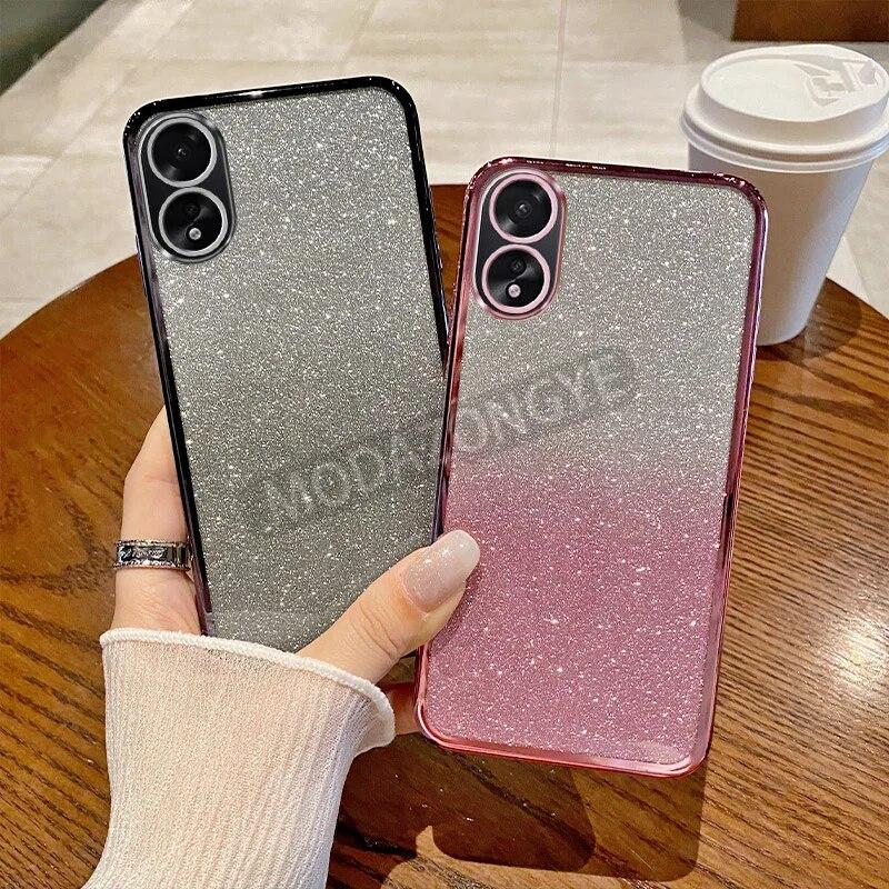 Для OPPO A18 чехол с гальваническим покрытием, мягкий блестящий ТПУ, задняя крышка для сотового телефона OPPO A18 CPH2591, чехол для телефона для девочек и женщин
Для OPPO A18 чехол с гальваническим покрытием, мягкий блестящий ТПУ, задняя крышка для сотового телефона OPPO A18 CPH2591, чехол для телефона для девочек и женщин