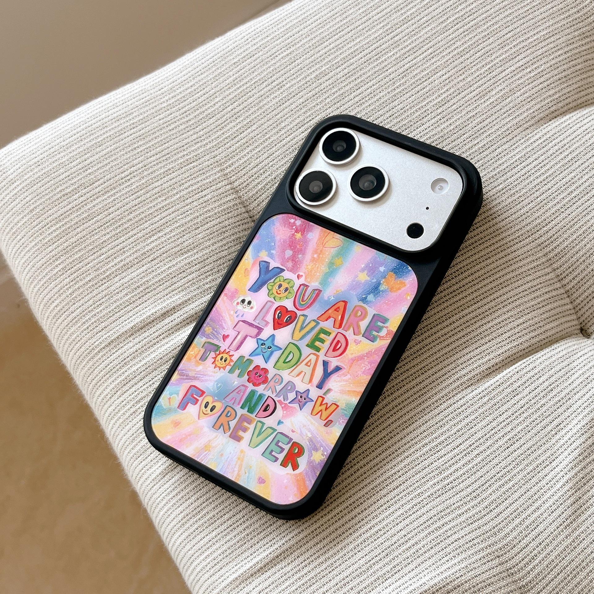 Gold Foil Rainbow Cartoon Apple Phone Case Soft Case
Gold Foil Rainbow Cartoon Apple Phone Case Soft Case