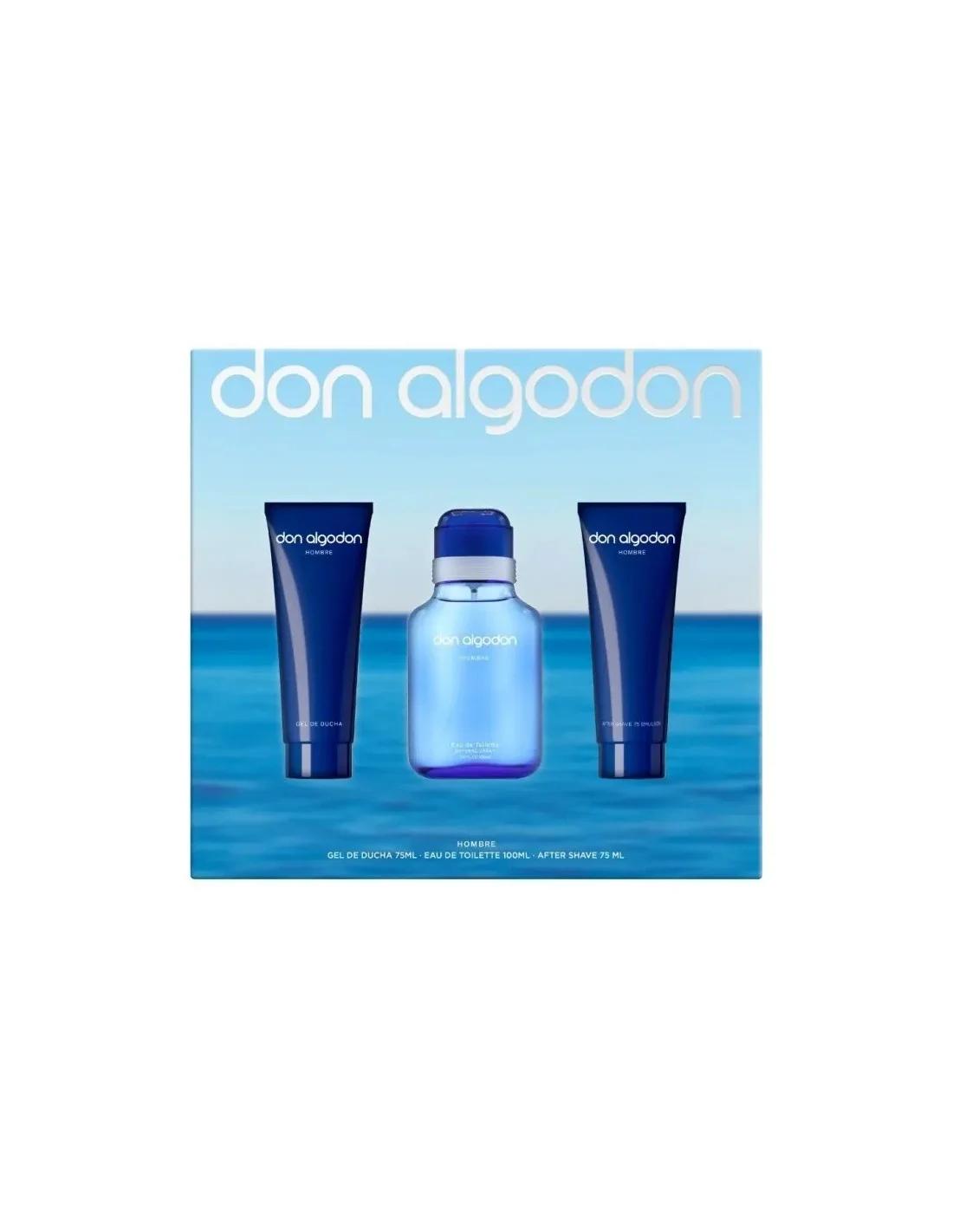 Don Algodon para Hombre Eau de Toilette Spray 100ml Set 3 Pieces
Don Algodon para Hombre Eau de Toilette Spray 100ml Set 3 Pieces