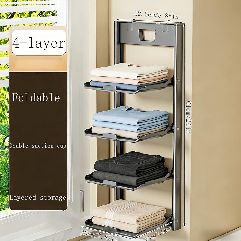 Life Declaration Heavy-Duty Wall-Mounted No-Drill Bathroom Shelf with Pull-Out Shelves - Expandable Collapsible Space-Saving Storage Rack Gun Gray 4-Tier
Life Declaration Heavy-Duty Wall-Mounted No-Drill Bathroom Shelf with Pull-Out Shelves - Expandable Collapsible Space-Saving Storage Rack Gun Gray 4-Tier
