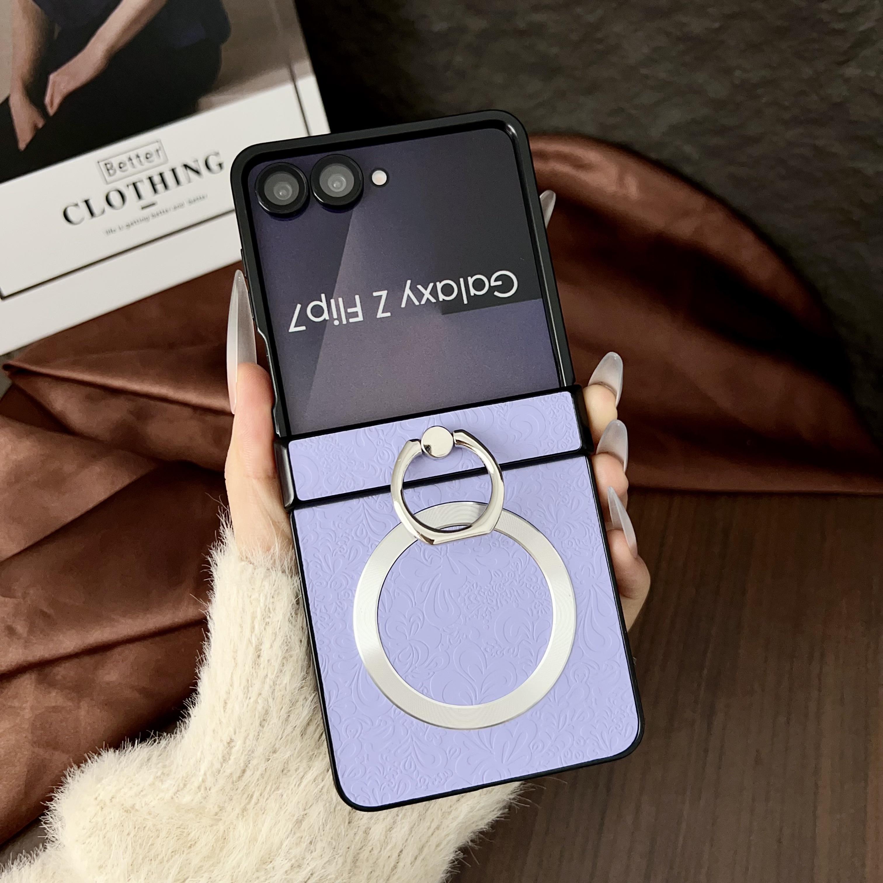 Auspicious Clouds PU Leather for Magsafe Magnetic Phone Case for Samsung Galaxy Flip 7 FE 6 5 4 3 Zflip7 Shockproof Hinge Cover Galaxy Z Flip6 фіолетовий
Auspicious Clouds PU Leather for Magsafe Magnetic Phone Case for Samsung Galaxy Flip 7 FE 6 5 4 3 Zflip7 Shockproof Hinge Cover Galaxy Z Flip6 фіолетовий