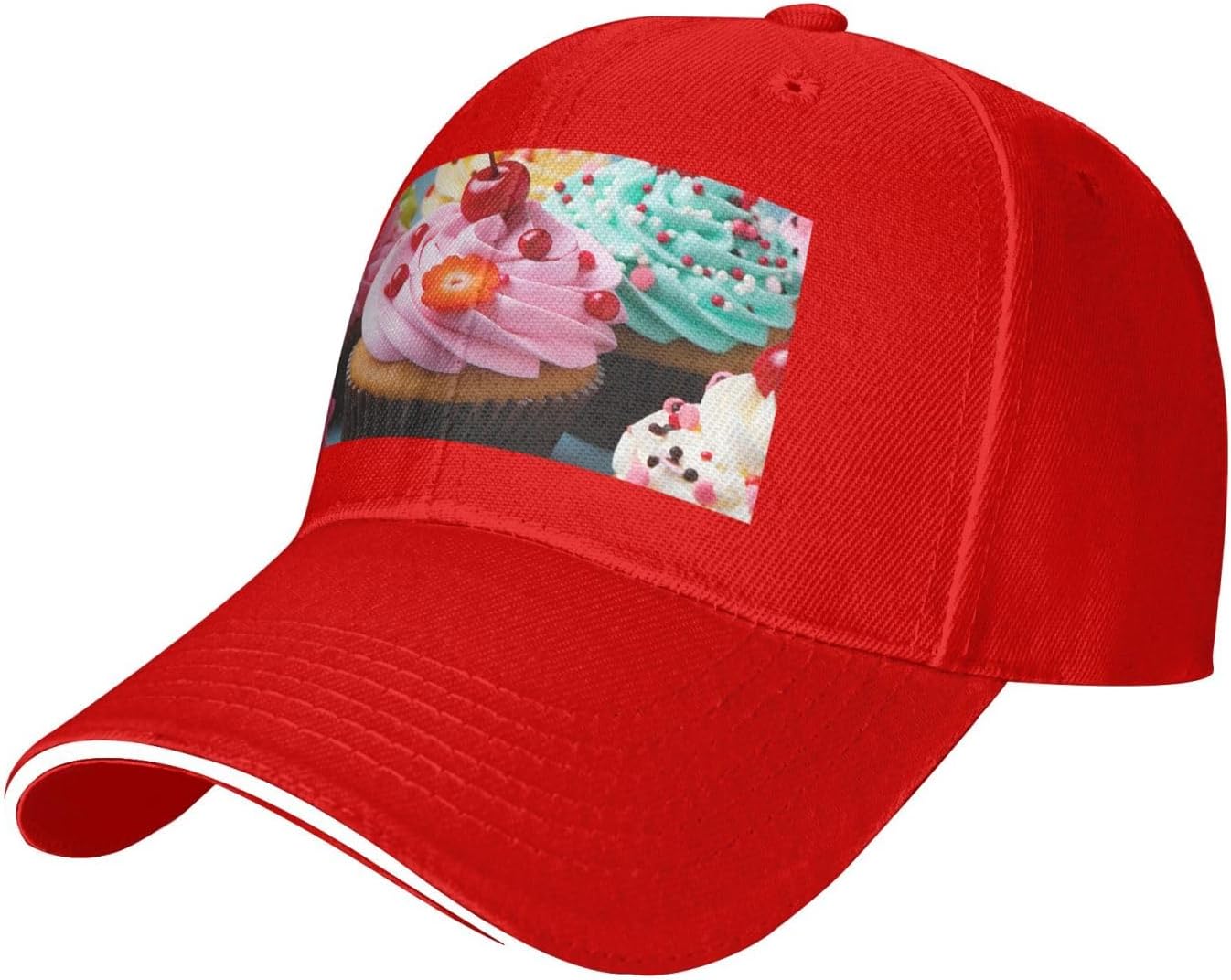 Cupcake Print Baseball Cap Polyester Adjustable Casual Summer Sun Protection Dad Hat One Size
Cupcake Print Baseball Cap Polyester Adjustable Casual Summer Sun Protection Dad Hat One Size