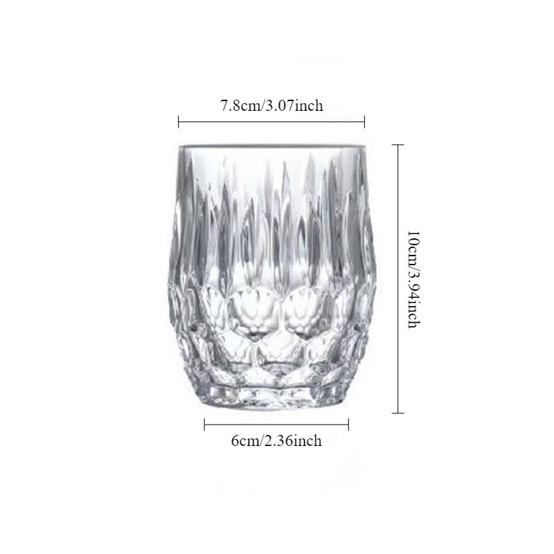 300 мл Креативный прозрачный стакан для воды с тисненой текстурой, прозрачный стеклянный стакан, офисный стакан для ежедневного питья, подарок на праздники 1pcs
300 мл Креативный прозрачный стакан для воды с тисненой текстурой, прозрачный стеклянный стакан, офисный стакан для ежедневного питья, подарок на праздники 1pcs