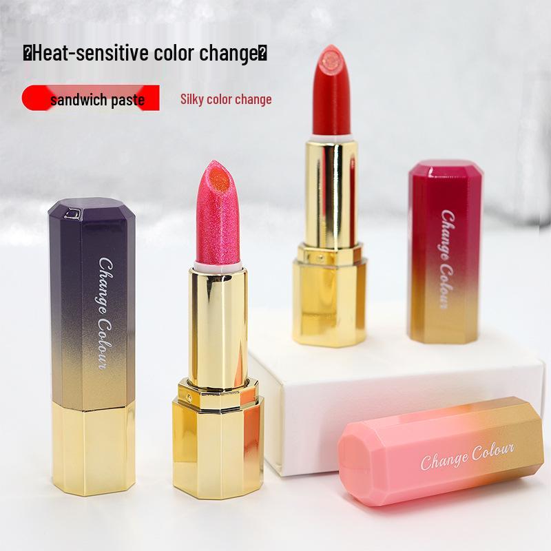 YZS Shimmering Temperature-Changing Moisturizing Lipstick - Non-Fading, Non-Stick, Perfect for Student Parties.
YZS Shimmering Temperature-Changing Moisturizing Lipstick - Non-Fading, Non-Stick, Perfect for Student Parties.