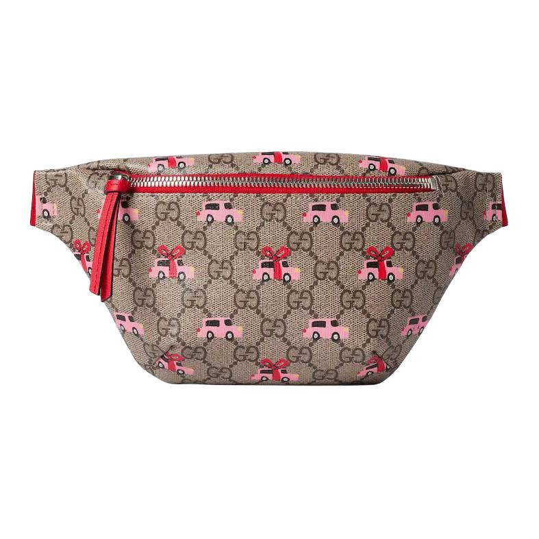 Gucci Kids GG Supreme Pink Car Print Belt Bag, Beige Canvas Red Leather Trim, Children s Daily Play Travel Fanny Pack 502095-FAFB3-8861 Basic Set (Bag+Dust Bag)
Gucci Kids GG Supreme Pink Car Print Belt Bag, Beige Canvas Red Leather Trim, Children s Daily Play Travel Fanny Pack 502095-FAFB3-8861 Basic Set (Bag+Dust Bag)