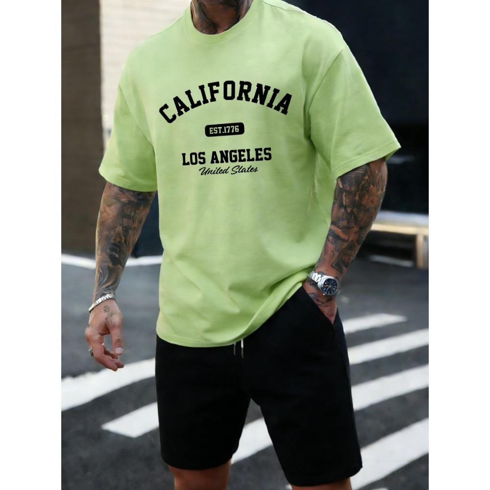 California Los Angeles Est 1776 Men T Shirts Retro Fashion Soft Short Sleeve Summer Comfortable T-Shirt Unisex Loose Top M
California Los Angeles Est 1776 Men T Shirts Retro Fashion Soft Short Sleeve Summer Comfortable T-Shirt Unisex Loose Top M