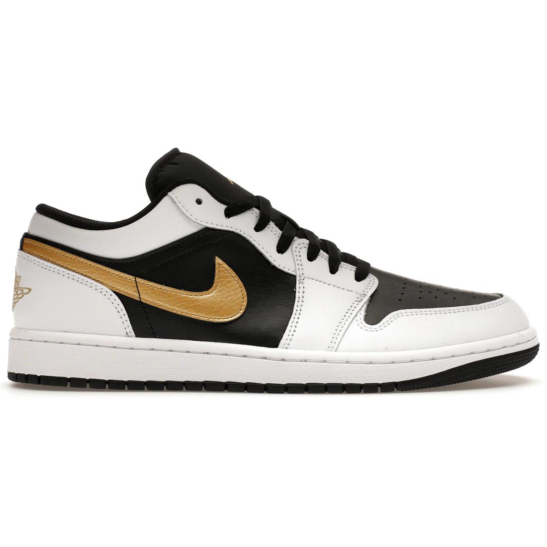 Sneaker Jordan 1 Low White Black Metallic Gold Swoosh(553558-172) 47.5
Sneaker Jordan 1 Low White Black Metallic Gold Swoosh(553558-172) 47.5