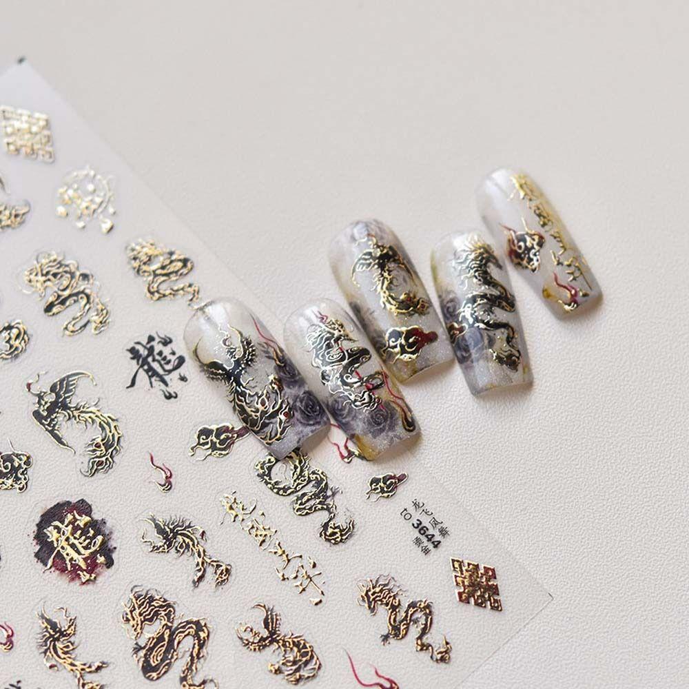 Phoenix Dragon Nail Stickers Shell Light Stickers Peacock Nail Decorations Nail Salon MS506
Phoenix Dragon Nail Stickers Shell Light Stickers Peacock Nail Decorations Nail Salon MS506