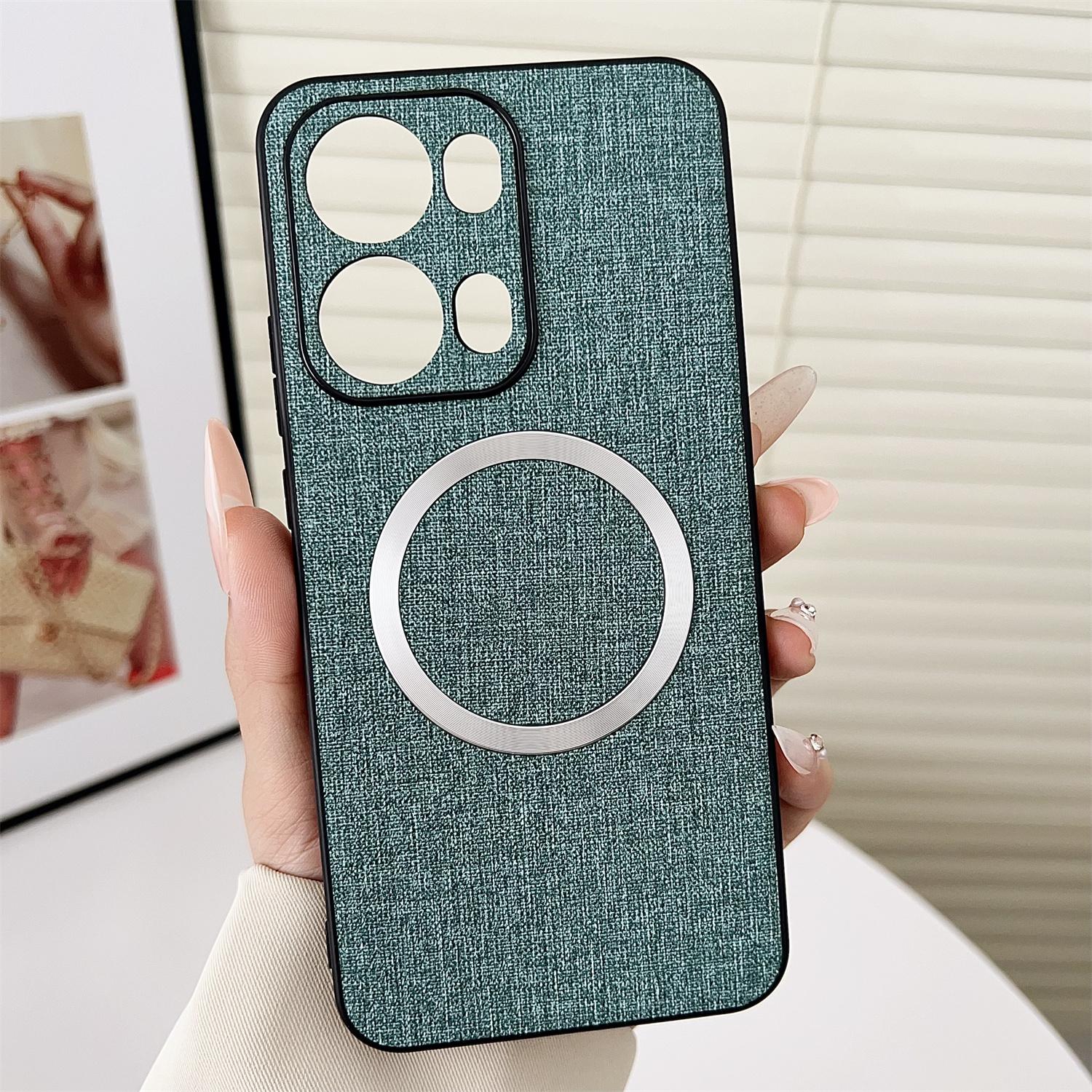 For Oppo Reno13 Pro 5G Case Drop-Proof TPU+Cloth Back Phone Cover Compatible with MagSafe Purple
For Oppo Reno13 Pro 5G Case Drop-Proof TPU+Cloth Back Phone Cover Compatible with MagSafe Purple