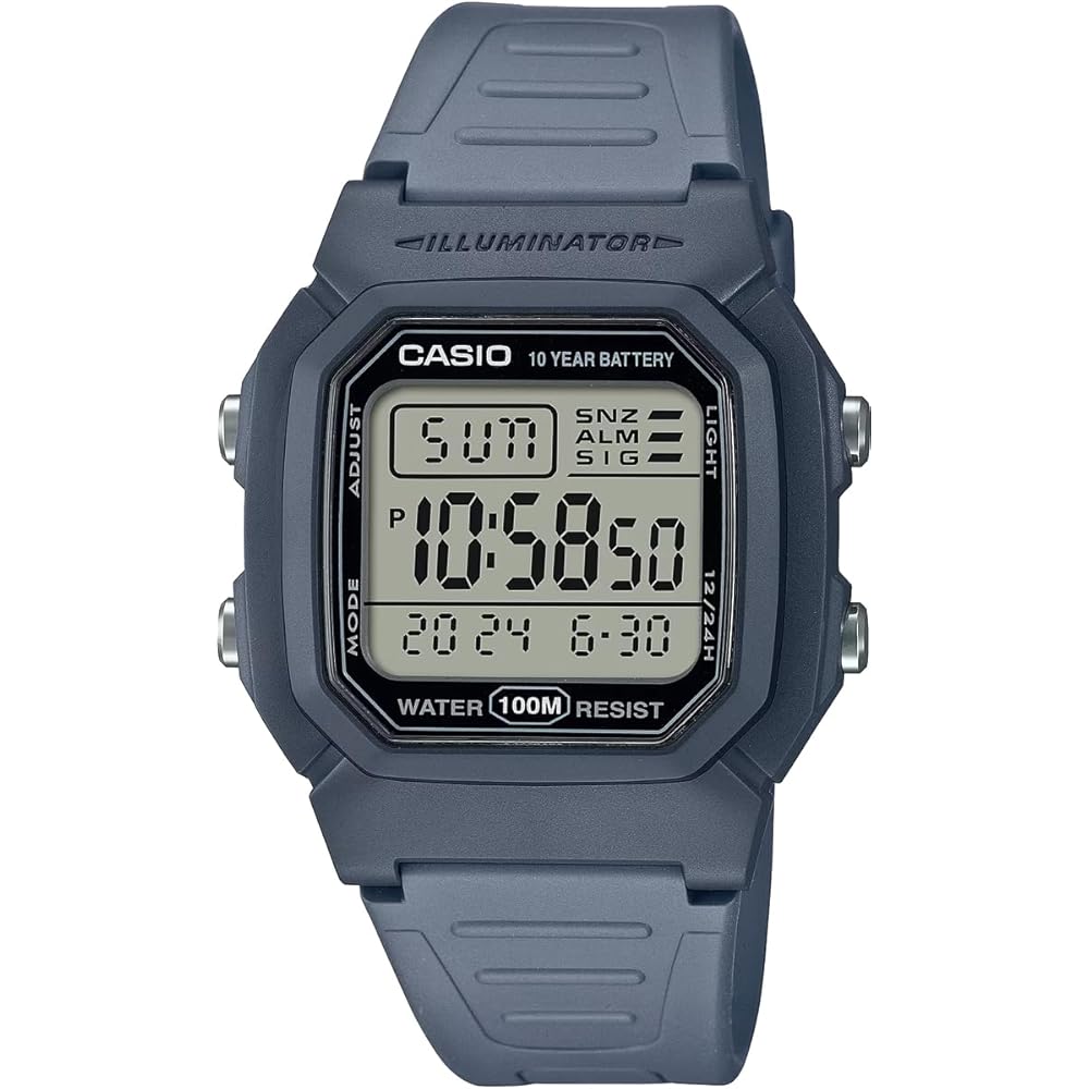 Casio Standard Digital Men s Watch W-800H-2AV Blue Gray Waterproof Lightweight
Casio Standard Digital Men s Watch W-800H-2AV Blue Gray Waterproof Lightweight
