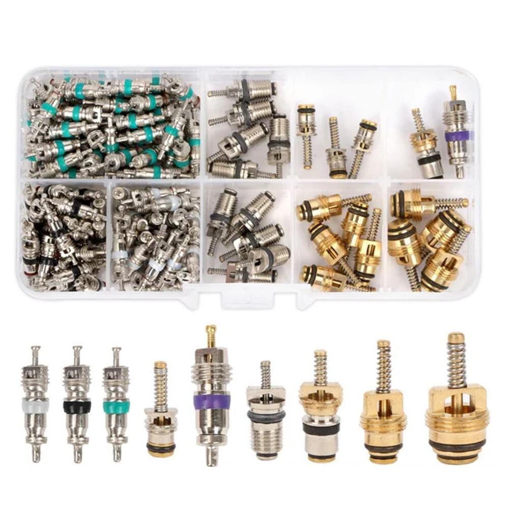 134 шт. набор клапанов для автомобильного кондиционера A/C AC Shrader клапан и инструмент R134 R12 комплект клапанов HVAC автомобильные аксессуары
134 шт. набор клапанов для автомобильного кондиционера A/C AC Shrader клапан и инструмент R134 R12 комплект клапанов HVAC автомобильные аксессуары