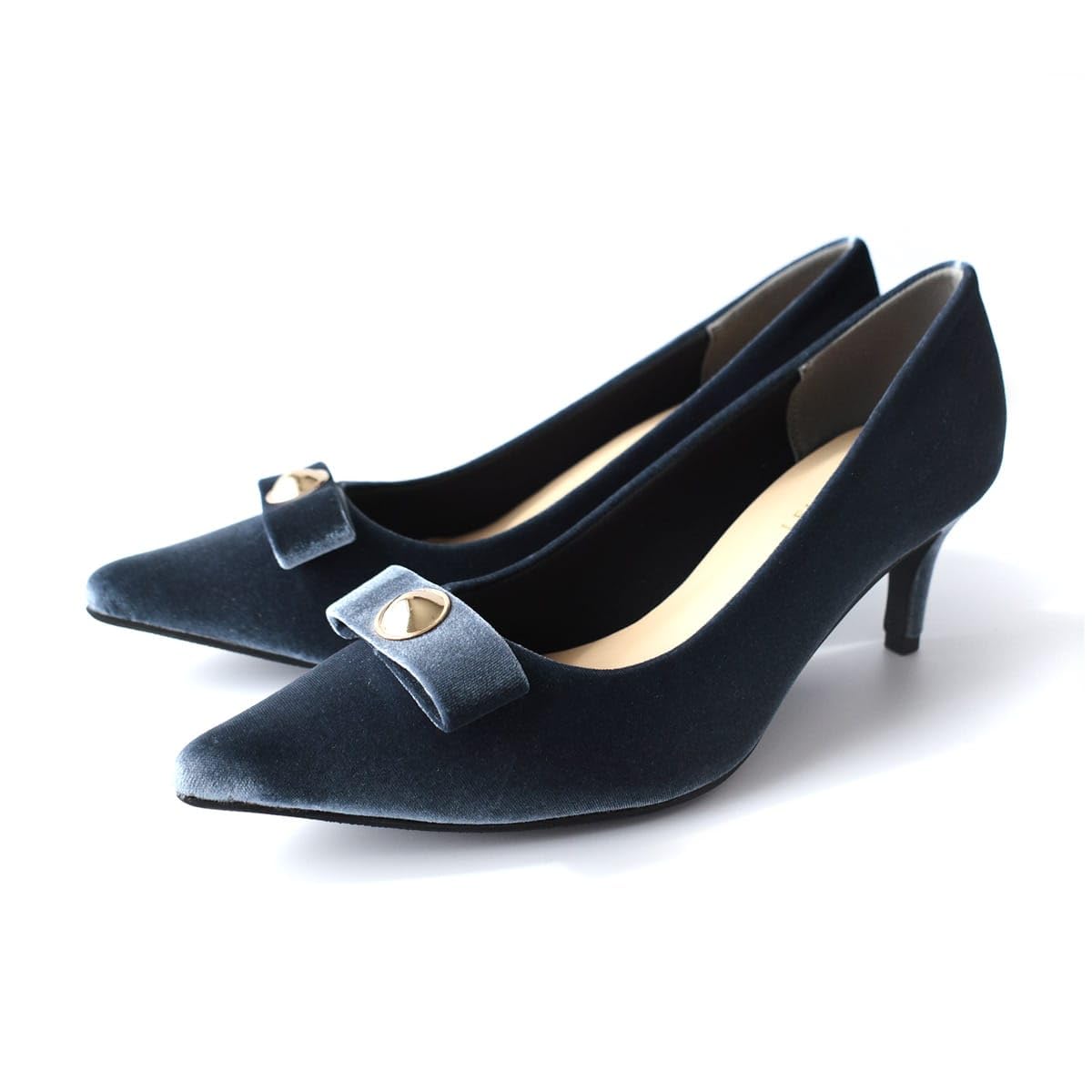 AmiAmi Women s Pointed-Toe Pumps with Ribbon Motif (Dusty Navy (Velvet), Sizes 24.5cm-25.0cm) SY033
AmiAmi Women s Pointed-Toe Pumps with Ribbon Motif (Dusty Navy (Velvet), Sizes 24.5cm-25.0cm) SY033