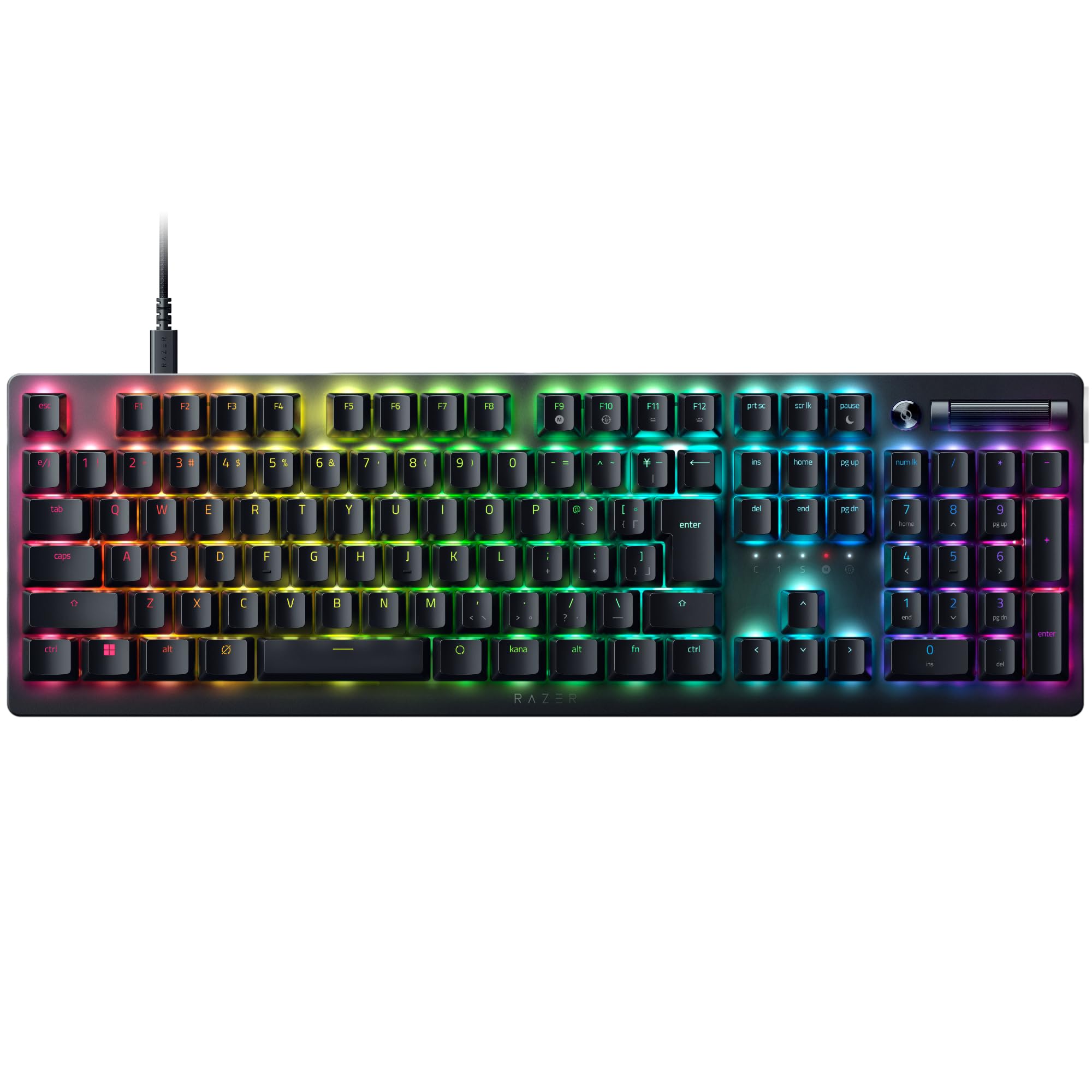 Razer Razer DeathStalker V2 JP Clicky Optical Switch Дротова ігрова клавіатура з високою швидкістю та чуйністю, яка ідеально підходить для ігор та з чорний
Razer Razer DeathStalker V2 JP Clicky Optical Switch Дротова ігрова клавіатура з високою швидкістю та чуйністю, яка ідеально підходить для ігор та з чорний