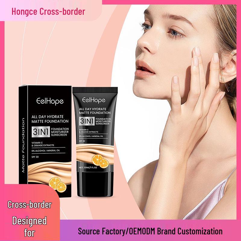 Eelhoe Matte Moisturizing Foundation: Non-Transfer, Hydrating, Brightening, Lightweight Natural Skincare.
Eelhoe Matte Moisturizing Foundation: Non-Transfer, Hydrating, Brightening, Lightweight Natural Skincare.