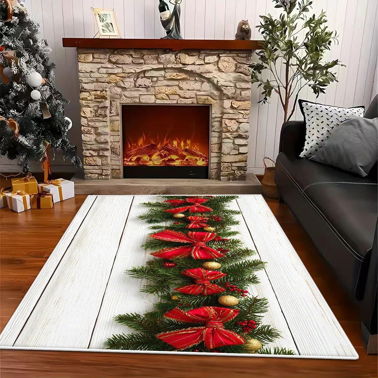 Christmas Bell Carpets Vintage Style Non-slip Carpet Living Room Large Area Soft Decoration Rug Machine Washable Sofa Table Mat 40x60CM
Christmas Bell Carpets Vintage Style Non-slip Carpet Living Room Large Area Soft Decoration Rug Machine Washable Sofa Table Mat 40x60CM