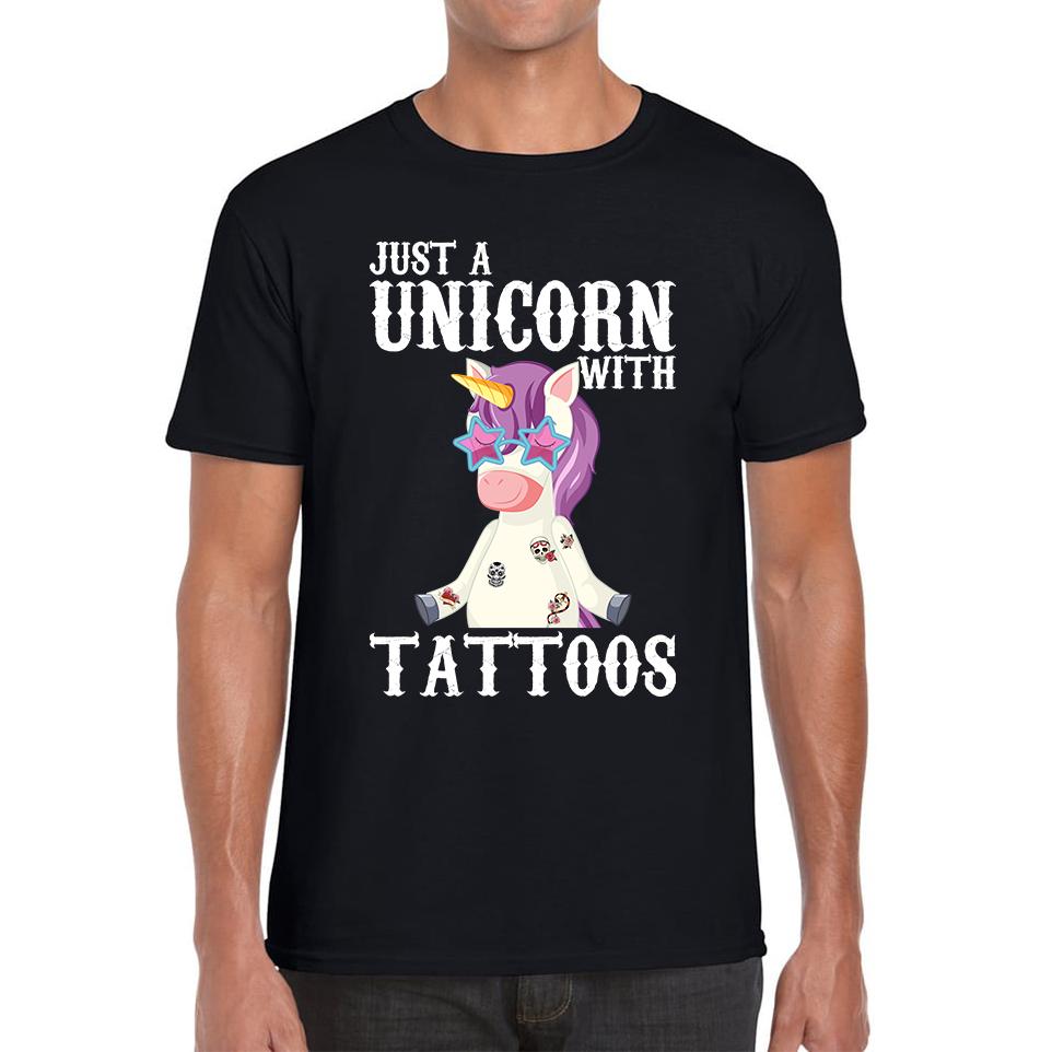 Just A Unicorn With Tattoos Rainbow Horse & Pony Lover Magic Believer Mens Tee Top S
Just A Unicorn With Tattoos Rainbow Horse & Pony Lover Magic Believer Mens Tee Top S