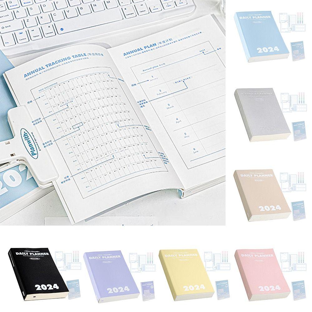 Книга-повестка дня на 2024 год, 210 страниц, многофункциональный ежедневник-еженедельник, новый академический учебник для студентов 
Книга-повестка дня на 2024 год, 210 страниц, многофункциональный ежедневник-еженедельник, новый академический учебник для студентов