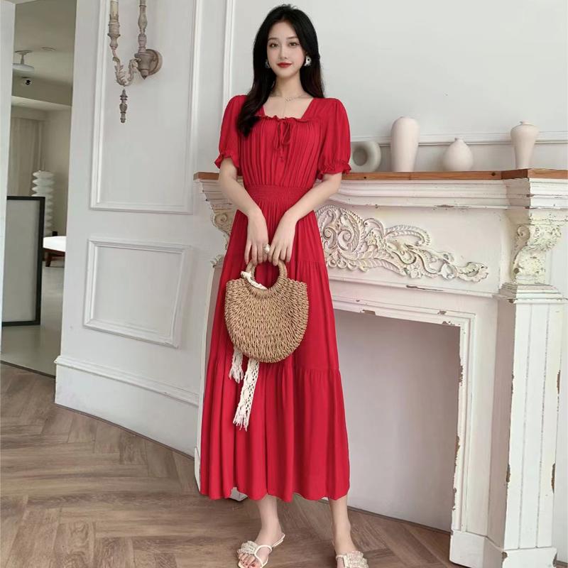 Summer Cotton Silk Floral Print Maxi Dress Bohemian Beachwear High Waist Young Women s Large Skirt Swing Dress One Size
Summer Cotton Silk Floral Print Maxi Dress Bohemian Beachwear High Waist Young Women s Large Skirt Swing Dress One Size