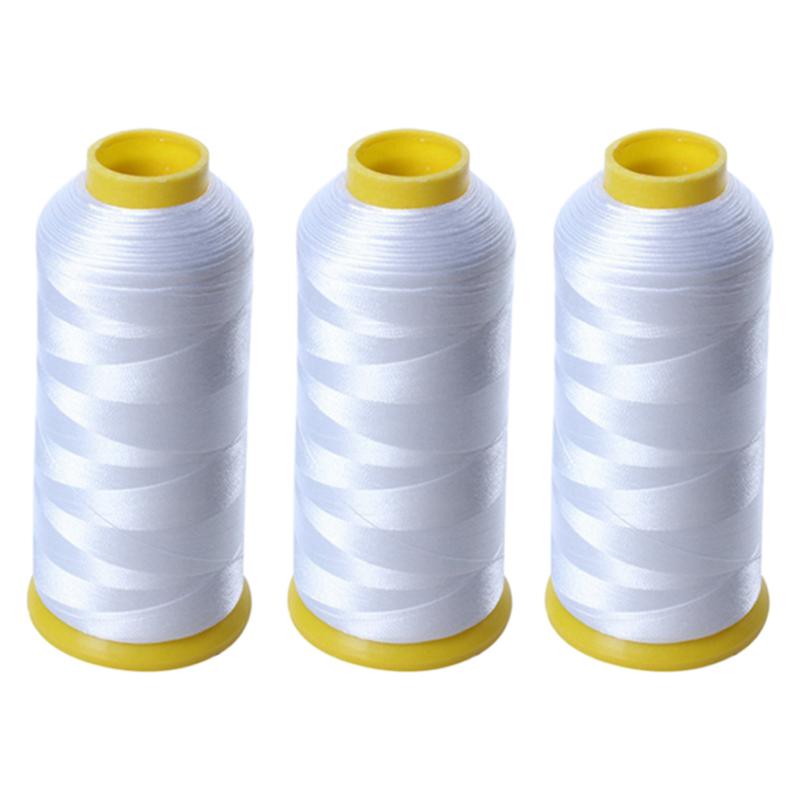 3 Pack White Stronger 5000M Cones Bobbin Thread Filament Polyester for Embroidery Machine 135g/Roll
3 Pack White Stronger 5000M Cones Bobbin Thread Filament Polyester for Embroidery Machine 135g/Roll