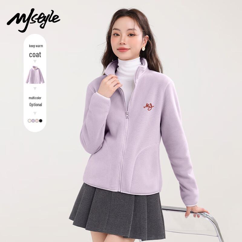 MJ STYLE Women s Fleece-Lined Stand Collar Jacket M
MJ STYLE Women s Fleece-Lined Stand Collar Jacket M