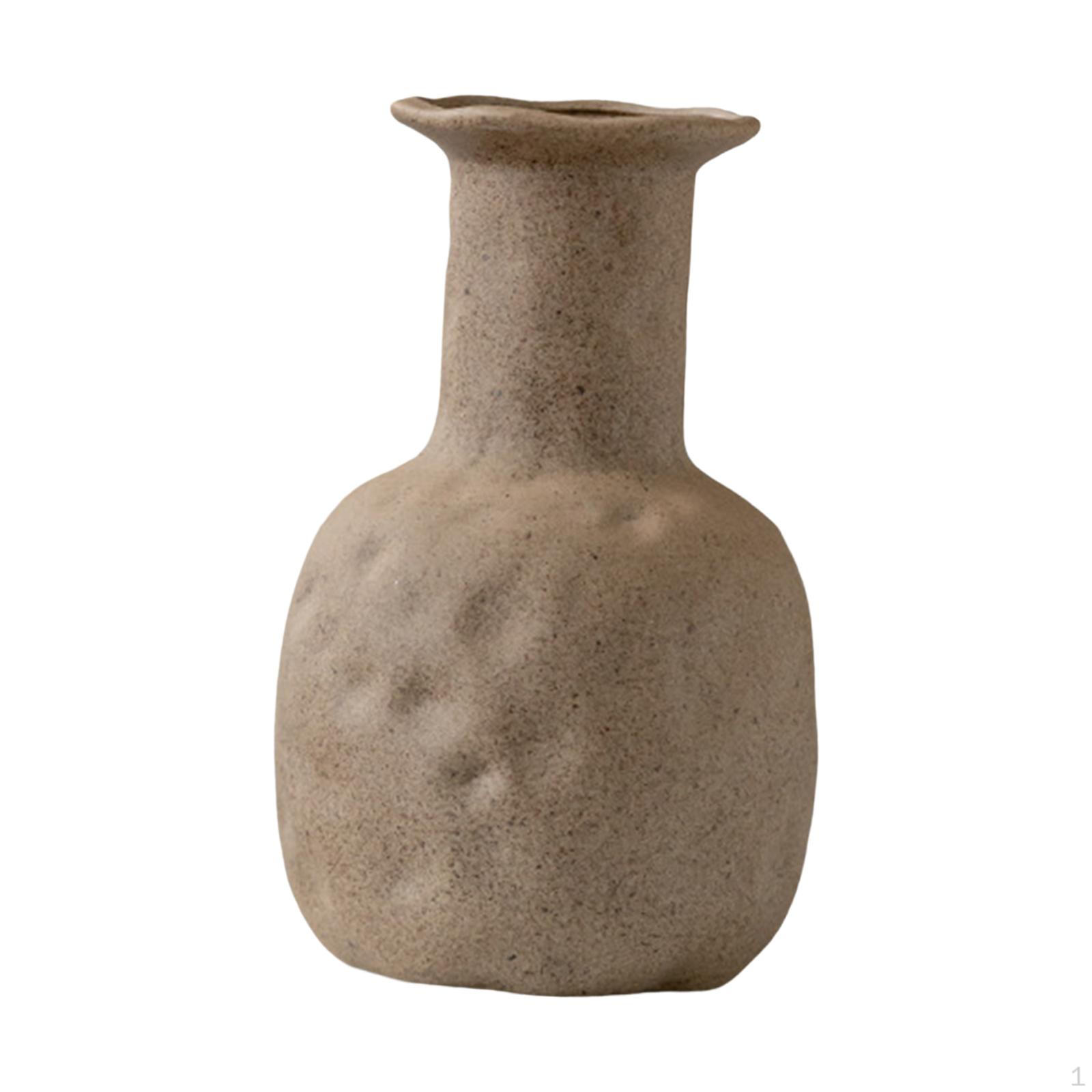 Ceramic Vase Japanese Style Modern Simple Handicraft Pottery Flower for Bathroom Kitchen Indoor 12.3cmx19.5cm
Ceramic Vase Japanese Style Modern Simple Handicraft Pottery Flower for Bathroom Kitchen Indoor 12.3cmx19.5cm