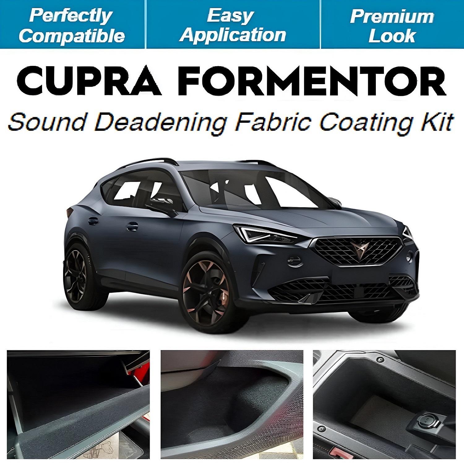 Для Cupra Formentor - Звукоизолирующее тканевое покрытие Comfort Set - Звукоизоляция и контроль акустических вибраций для тихой бесшумной езды чёрный
Для Cupra Formentor - Звукоизолирующее тканевое покрытие Comfort Set - Звукоизоляция и контроль акустических вибраций для тихой бесшумной езды чёрный