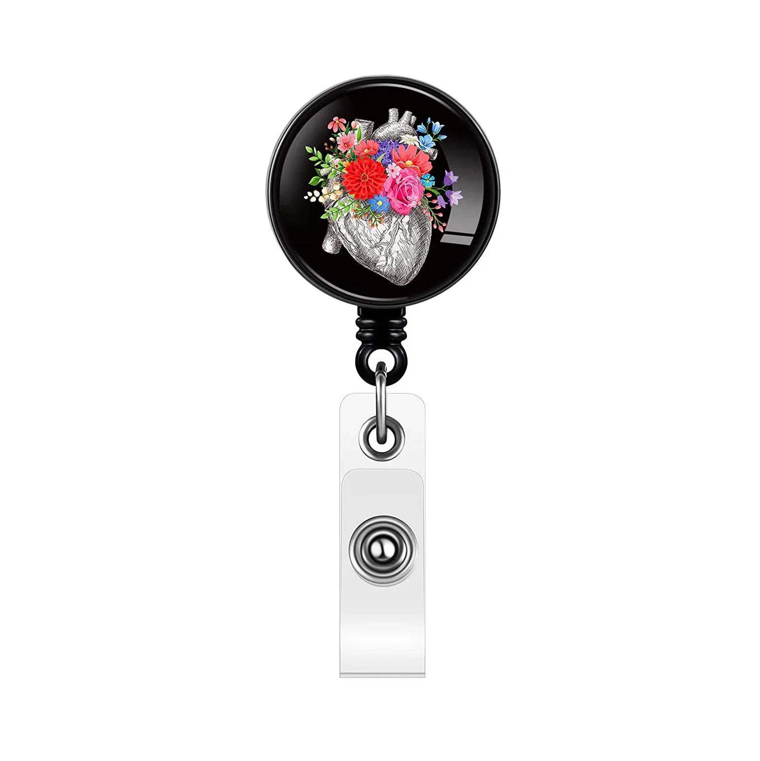 Floral Skull Heart Skeleton Drops Of Glue Hospital Nurse Badge Reel Retractable Id Badge Holder Name Holder Card Holder Keychain
Floral Skull Heart Skeleton Drops Of Glue Hospital Nurse Badge Reel Retractable Id Badge Holder Name Holder Card Holder Keychain