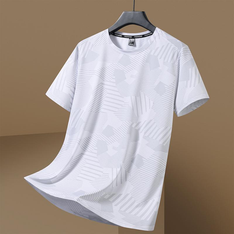Ice Silk T-shirt Men s Camouflage Large Size Casual Short-sleeved Men s Thin Loose Top XL білий
Ice Silk T-shirt Men s Camouflage Large Size Casual Short-sleeved Men s Thin Loose Top XL білий