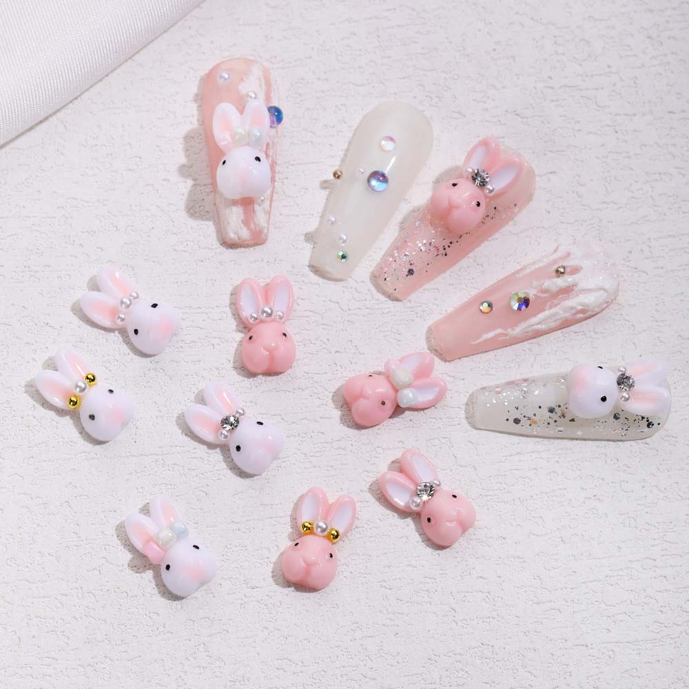 10Pcs/set Cartoon Rabbit Nail Charm Rabbit Nail Decorations Rabbit Nail Accessories Girls
10Pcs/set Cartoon Rabbit Nail Charm Rabbit Nail Decorations Rabbit Nail Accessories Girls
