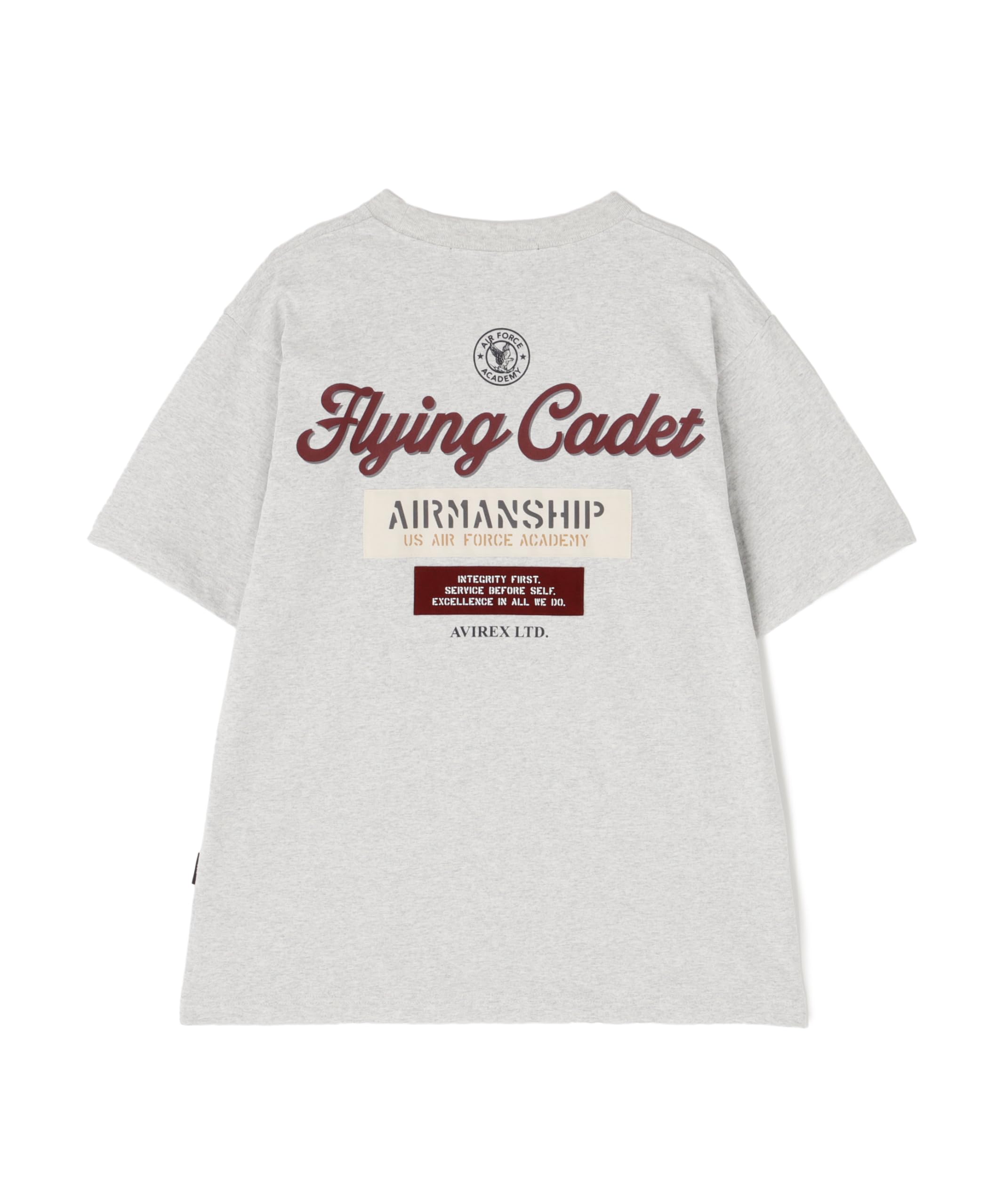 AVIREX CADET PATCH T-SHIRT men s 2XL 023 light gray 783-5134011
AVIREX CADET PATCH T-SHIRT men s 2XL 023 light gray 783-5134011