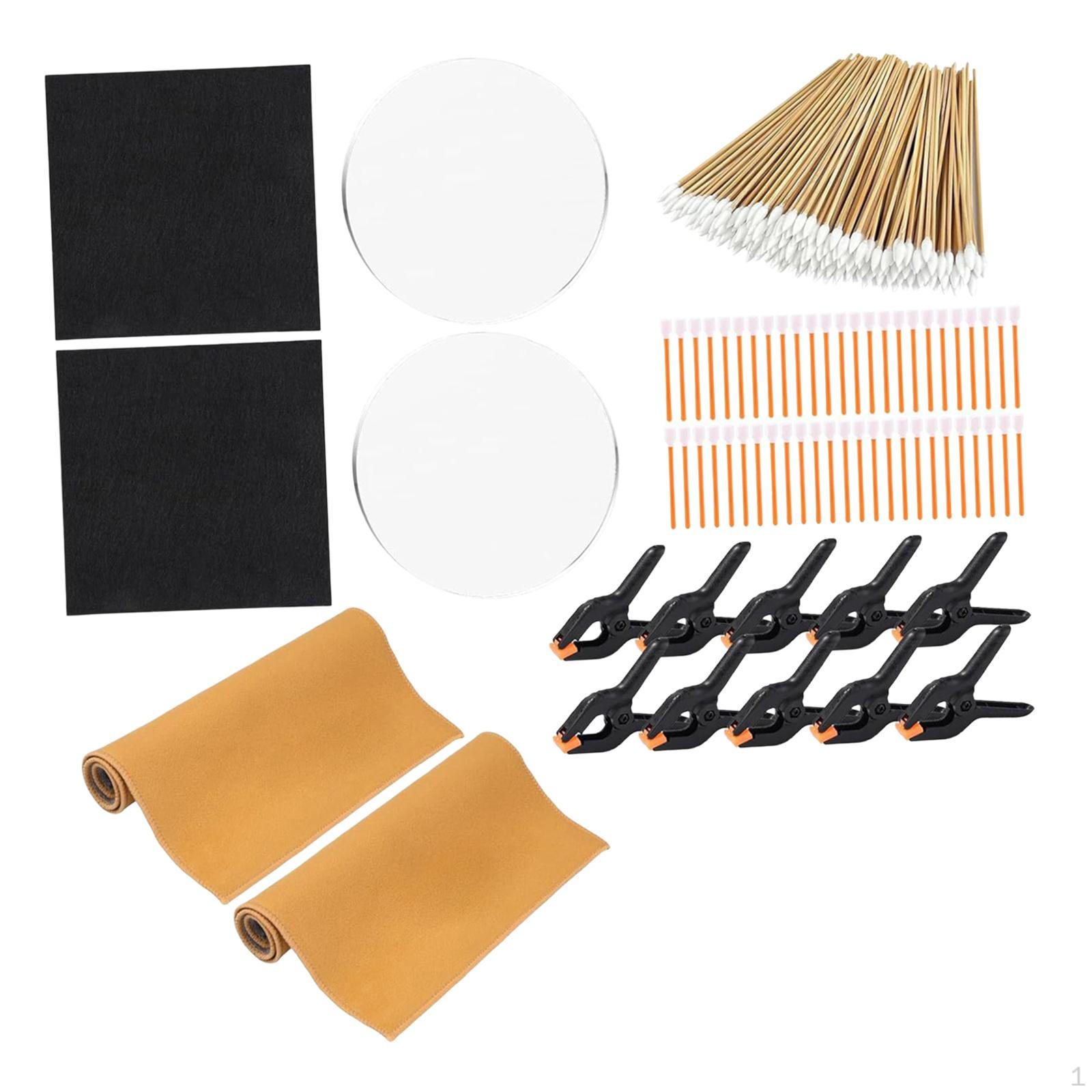 166Pcs Trading Card Cleaning Kit Suede Towels Acrylic Plates Essential Flattening Set Surface
166Pcs Trading Card Cleaning Kit Suede Towels Acrylic Plates Essential Flattening Set Surface