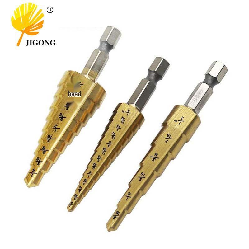 Imperial Hex Shank Step Drill Bit Set: 3/16-1/2, 1/4-3/4, 1/8-1/2 Sizes 1/8-1/2 Single in Plastic Bag
Imperial Hex Shank Step Drill Bit Set: 3/16-1/2, 1/4-3/4, 1/8-1/2 Sizes 1/8-1/2 Single in Plastic Bag