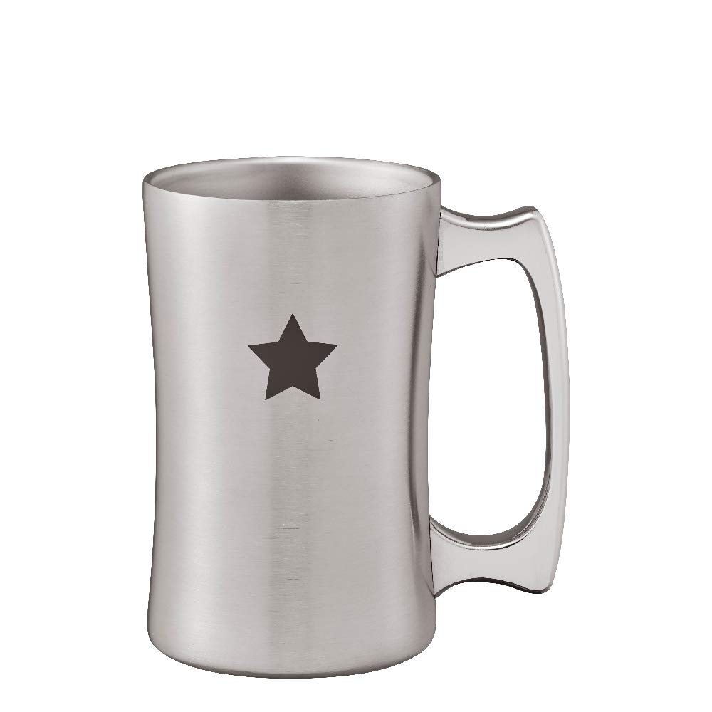 Doshisha Mug Silver Approximately not Handle Drinking Mug 420ml Star 8.0x12.5cm (Handle included) W4.0xH10.5cm DSSJ-420OS
Doshisha Mug Silver Approximately not Handle Drinking Mug 420ml Star 8.0x12.5cm (Handle included) W4.0xH10.5cm DSSJ-420OS