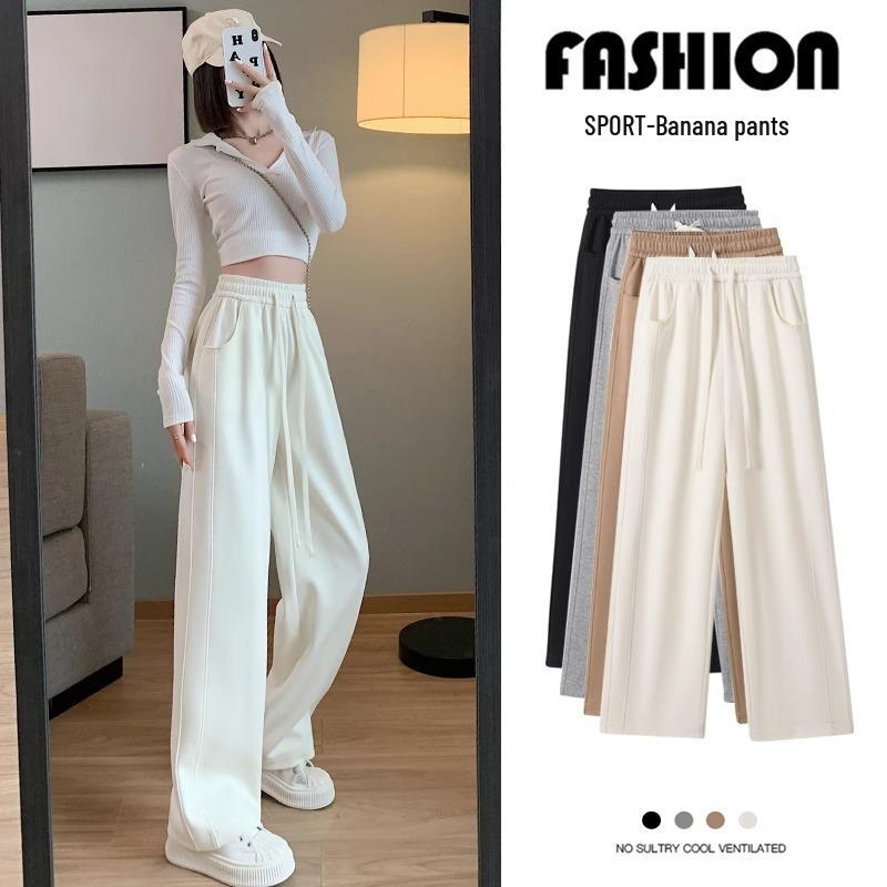Petite High-Waist Drawstring Wide Leg Pants for Women - Spring/Autumn Casual Loose Fit S (Recommended 80-95 lbs)
Petite High-Waist Drawstring Wide Leg Pants for Women - Spring/Autumn Casual Loose Fit S (Recommended 80-95 lbs)
