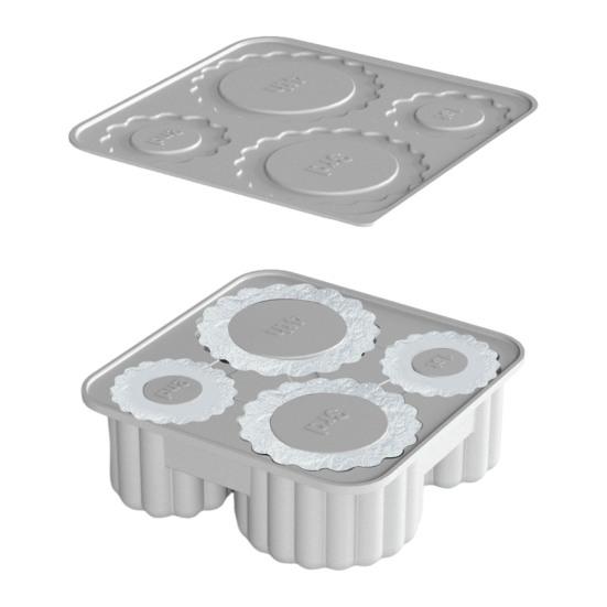 Силиконовый лоток для кубиков льда с крышкой для стакана объемом 20-40 унций, легко вращающиеся формы для кубиков льда, герметичный, не содержащий бисфенол-А, аппарат для приготовления кубиков льда для напитков серый
Силиконовый лоток для кубиков льда с крышкой для стакана объемом 20-40 унций, легко вращающиеся формы для кубиков льда, герметичный, не содержащий бисфенол-А, аппарат для приготовления кубиков льда для напитков серый