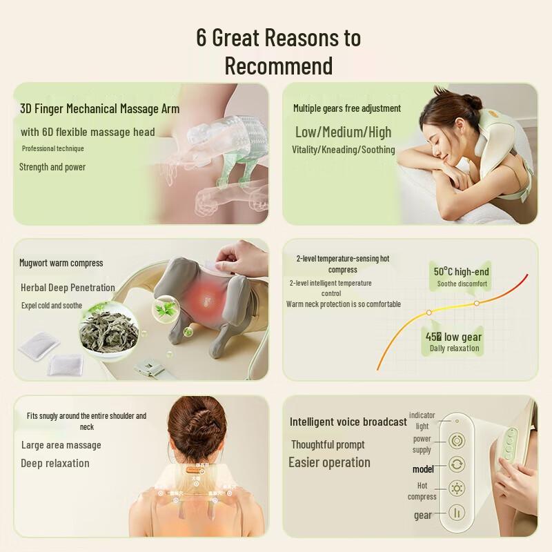 Bear Heated Neck and Shoulder Pulse Massager
Bear Heated Neck and Shoulder Pulse Massager