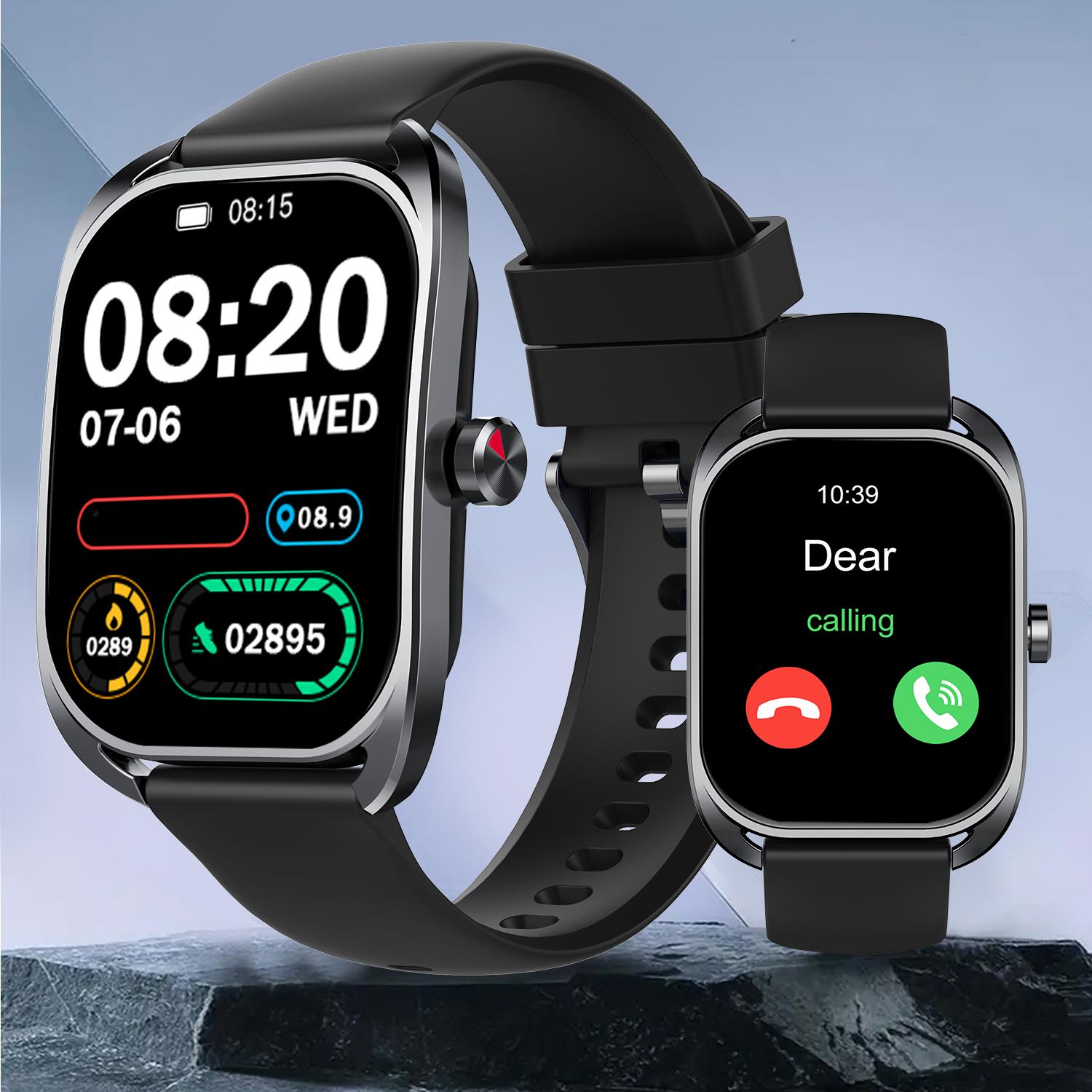 SmartWatch 2,01-дюймовый изогнутый экран, мультиспортивный режим, монитор калорий, монитор сна, совместимость с Android и iPhone чёрный
SmartWatch 2,01-дюймовый изогнутый экран, мультиспортивный режим, монитор калорий, монитор сна, совместимость с Android и iPhone чёрный