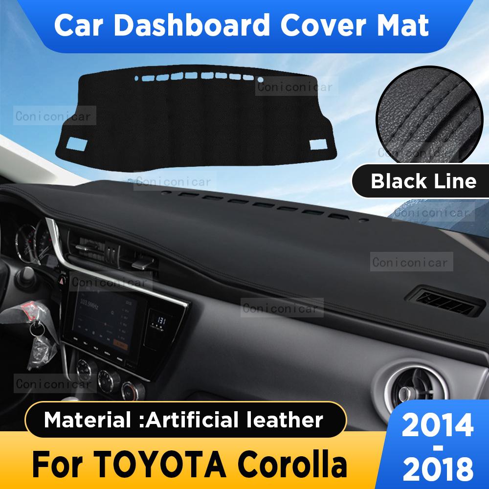 Для TOYOTA Corolla 2014-2018 Автомобильный коврик на панель приборов, Защита от солнца на панель, ПротивоУФ-подушка, Искусственная кожа, Солнцезащитные аксессуары Artificial leather
Для TOYOTA Corolla 2014-2018 Автомобильный коврик на панель приборов, Защита от солнца на панель, ПротивоУФ-подушка, Искусственная кожа, Солнцезащитные аксессуары Artificial leather