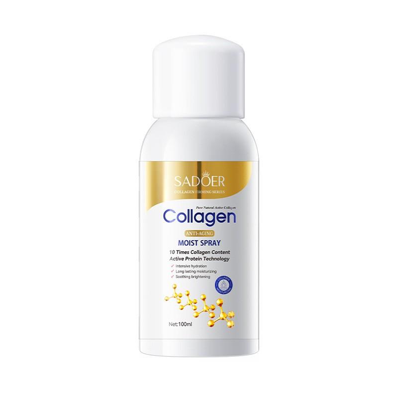 Collagen -Wrinkle Moisturizing Spray Hydrating Toner Spray With Gentle Ingredients For Deep Moisturization,100ML белый
Collagen -Wrinkle Moisturizing Spray Hydrating Toner Spray With Gentle Ingredients For Deep Moisturization,100ML белый