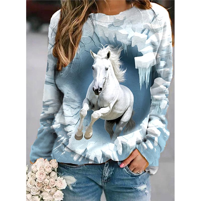 Autumn Horse Sweatshirts Animal 3D Print Hoodies Women Fashion Long Sleeve Y2k Hoodie S
Autumn Horse Sweatshirts Animal 3D Print Hoodies Women Fashion Long Sleeve Y2k Hoodie S