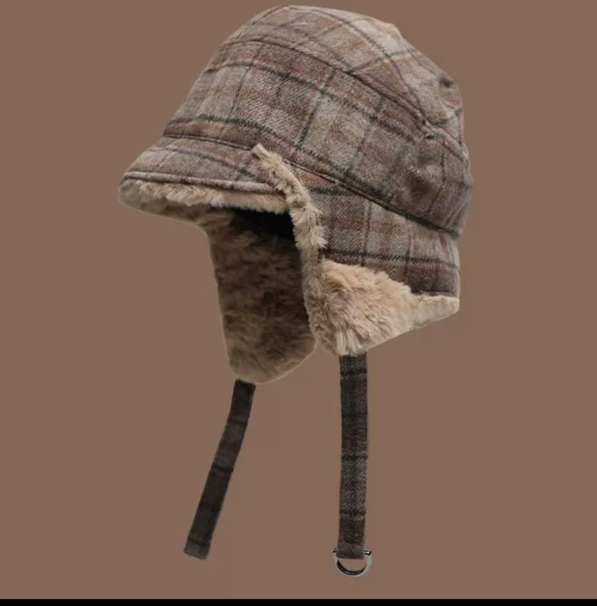 Ретро клетчатая вставка, холодостойкая и теплая флисовая утолщенная шапка с защитой ушей, шапка для катания на открытом воздухе Adult average size
Ретро клетчатая вставка, холодостойкая и теплая флисовая утолщенная шапка с защитой ушей, шапка для катания на открытом воздухе Adult average size