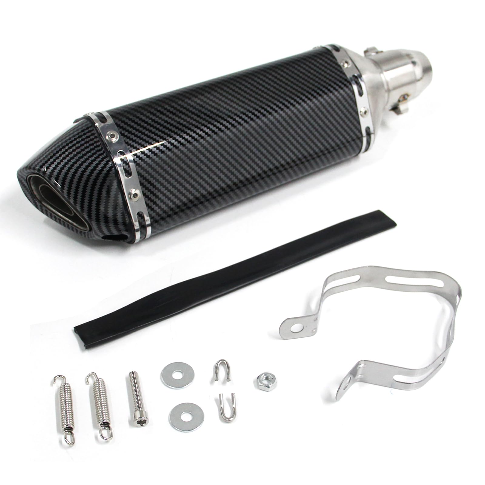 Slip-on Muffler 38mm - 50.8mm Universal Motorcycle Silencer Exhaust Pipe 38mm/50.8mm чорний
Slip-on Muffler 38mm - 50.8mm Universal Motorcycle Silencer Exhaust Pipe 38mm/50.8mm чорний