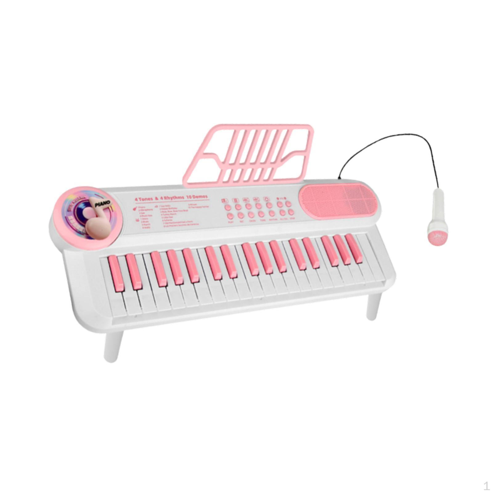 37 Piano with , Musical Toy, Ages 3-6, Birthday Gift for Kids білий
37 Piano with , Musical Toy, Ages 3-6, Birthday Gift for Kids білий