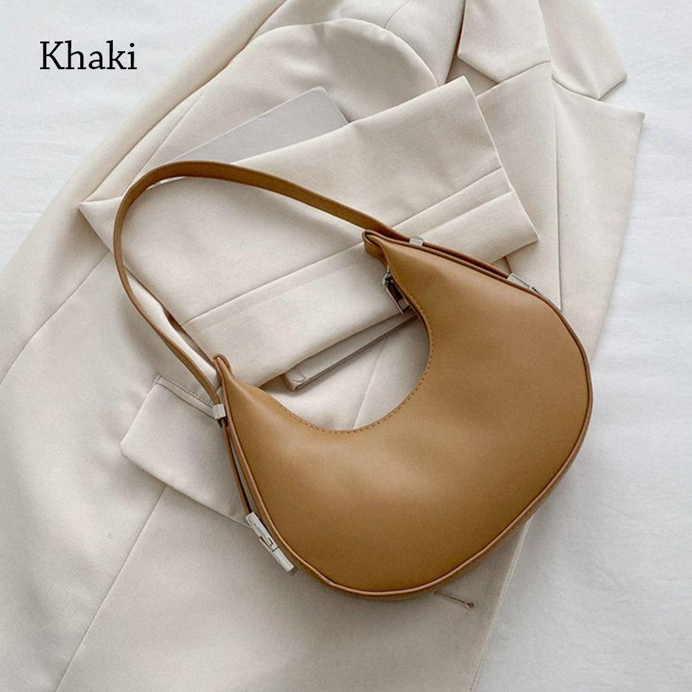 New Fashion Women Female Hobos Bags Casual Solid Color Underarm Bag PU Leather Half Moon Tote Bags Outdoor Clutch Handbags хакі
New Fashion Women Female Hobos Bags Casual Solid Color Underarm Bag PU Leather Half Moon Tote Bags Outdoor Clutch Handbags хакі
