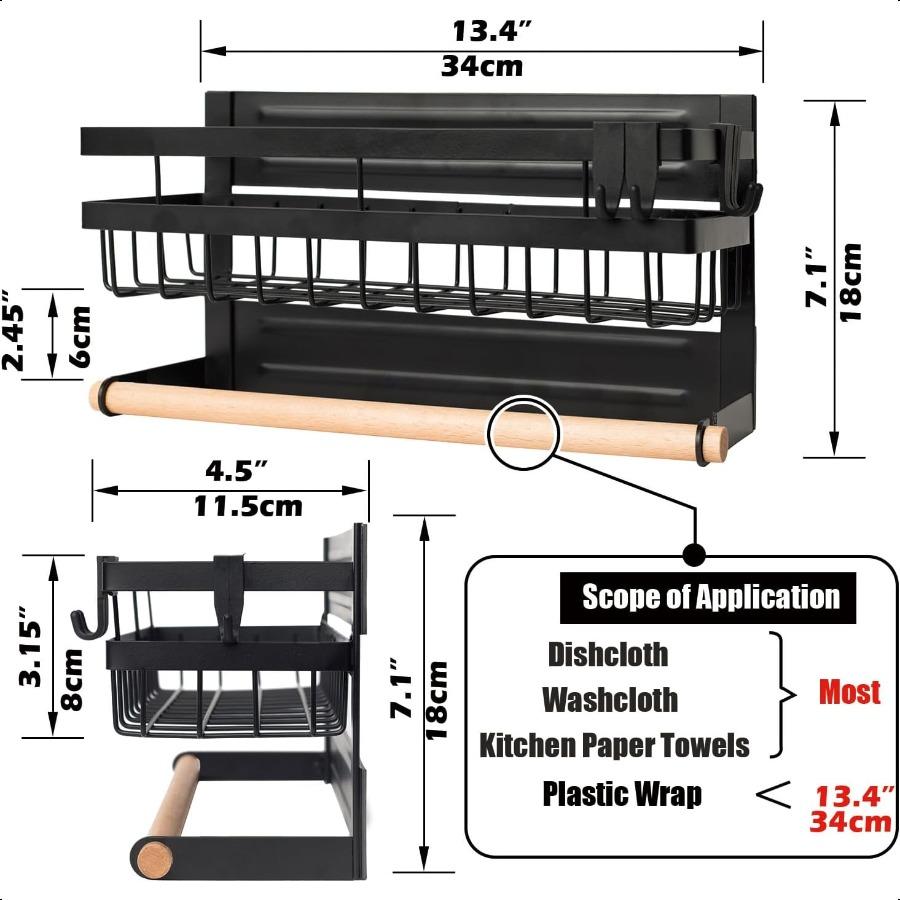 Магнитная полка для специй для холодильника Магнитный держатель для бумажных полотенец Полка Магнит на холодильник Органайзер Полка-органайзер для специй Кухонный орг United States
Магнитная полка для специй для холодильника Магнитный держатель для бумажных полотенец Полка Магнит на холодильник Органайзер Полка-органайзер для специй Кухонный орг United States