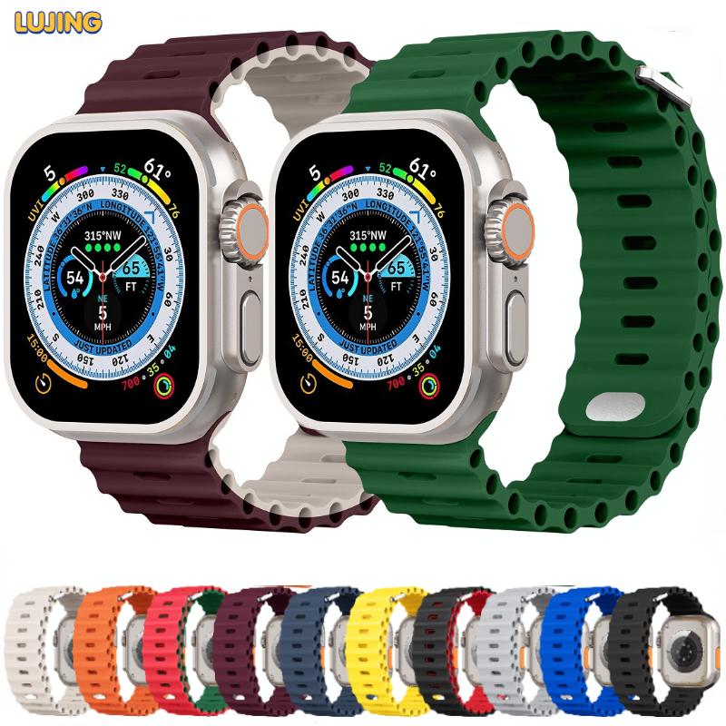 Силиконовый ремешок LUJING для Apple Watch Ultra 49 мм 8 7 45 мм 41 мм Спортивные часы Дышащий браслет для iwatch 65432 SE 44 мм 42 мм 40 мм 38 мм ремешок
Силиконовый ремешок LUJING для Apple Watch Ultra 49 мм 8 7 45 мм 41 мм Спортивные часы Дышащий браслет для iwatch 65432 SE 44 мм 42 мм 40 мм 38 мм ремешок