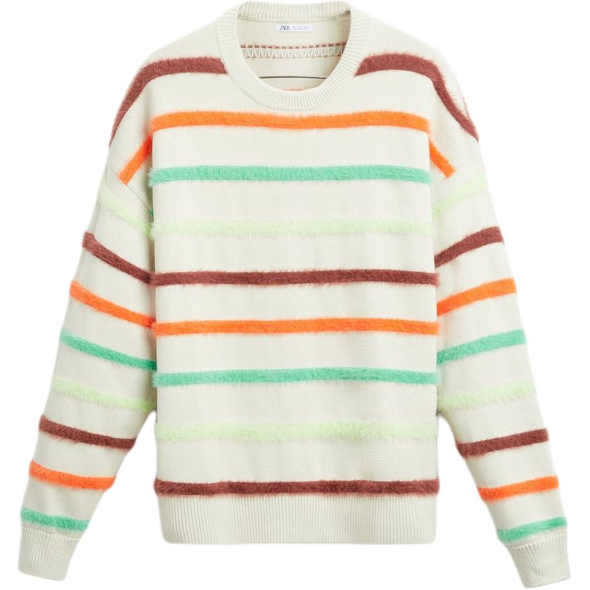 Zara Striped Jacquard Comfortable Crew Neck Long Sleeve Knit Sweater Men sweater White 3284411-712 L
Zara Striped Jacquard Comfortable Crew Neck Long Sleeve Knit Sweater Men sweater White 3284411-712 L